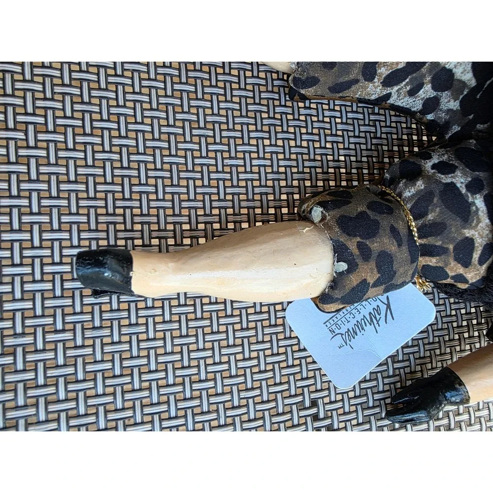 Katherines Collection Silver Lake Leopard Print Diva Donkey Doll Figurine 11in